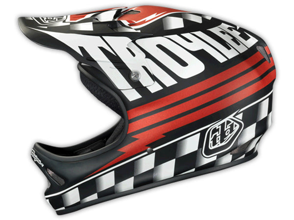 Troy Lee 2013 D2 Delta Composite Helmet-Ace Matte Black - 3