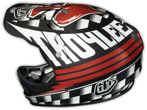 Troy Lee 2013 D2 Delta Composite Helmet-Ace Matte Black - 5