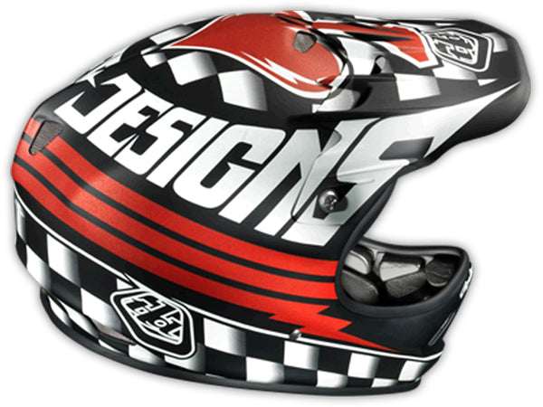 Troy Lee 2013 D2 Delta Composite Helmet-Ace Matte Black - 6