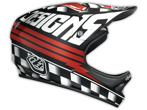 Troy Lee 2013 D2 Delta Composite Helmet-Ace Matte Black - 8
