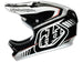 Troy Lee 2013 D2 Delta Composite Helmet-White/Black - 3