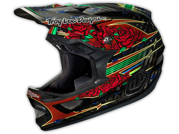 Troy Lee 2013 D3 Carbon Helmet-Sam Hill Black - 1