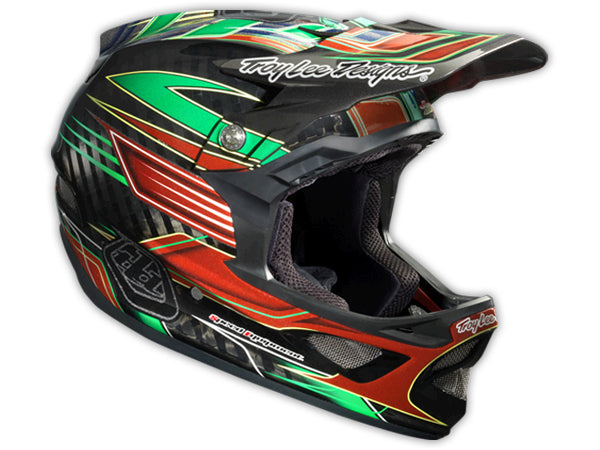 Troy Lee 2013 D3 Carbon Helmet-Sam Hill Black - 2