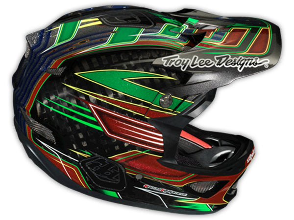 Troy Lee 2013 D3 Carbon Helmet-Sam Hill Black - 7