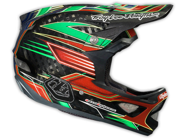 Troy Lee 2013 D3 Carbon Helmet-Sam Hill Black - 5