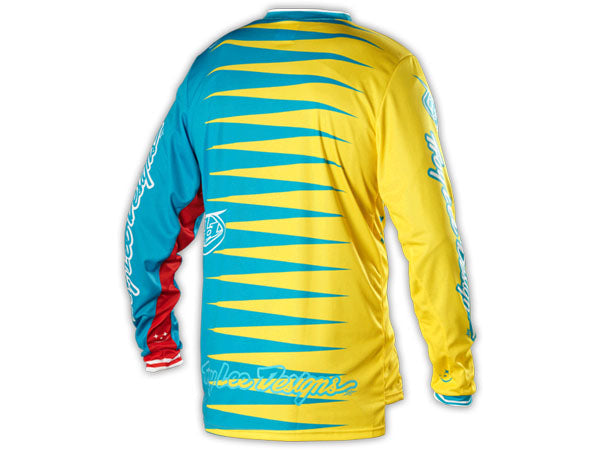 Troy Lee 2014 GP BMX Race Jersey-Joker Blue/Yellow - 2