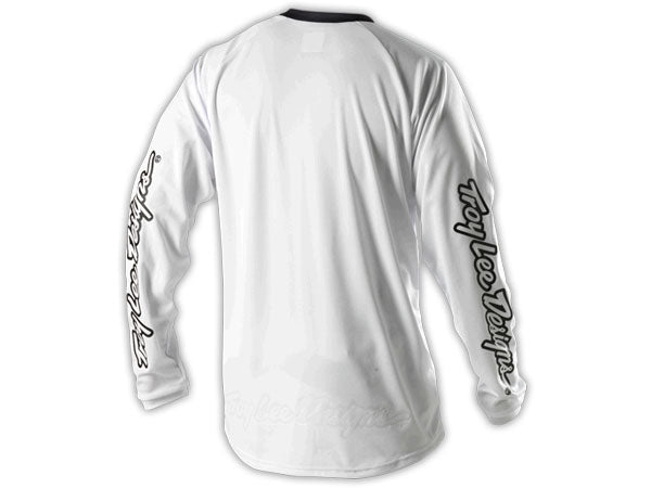 Troy Lee 2014 GP BMX Race Jersey-White-Out White - 2