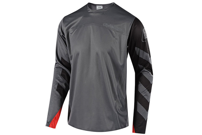 Troy Lee Sprint BMX Race Jersey-Escape-Grey/Black - 1