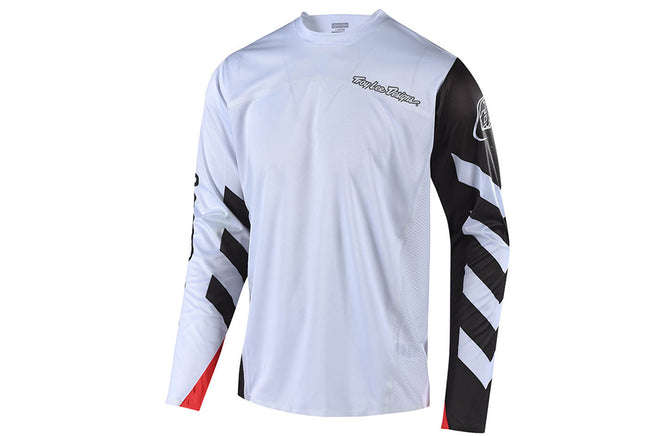 Troy Lee Sprint BMX Race Jersey-Escape-White/Black - 1