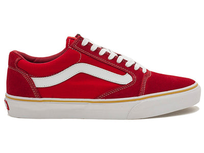 Vans TNT 5 Shoes-Red/Gold/White