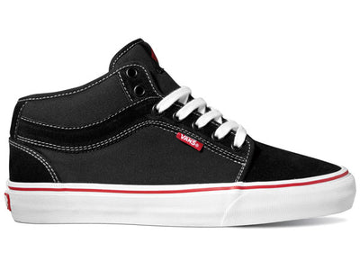 Vans Chukka Mid Shoes-Black/Red/White