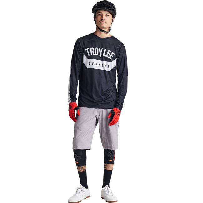 Troy Lee Designs Skyline Air LS BMX Race Jersey-Aircore Black - 6