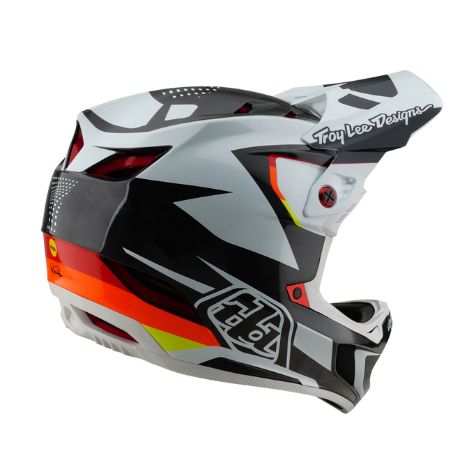 Troy Lee Designs D4 Carbon MIPS BMX Race Helmet-Optic Black - 5