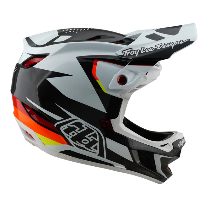 Troy Lee Designs D4 Carbon MIPS BMX Race Helmet-Optic Black - 6