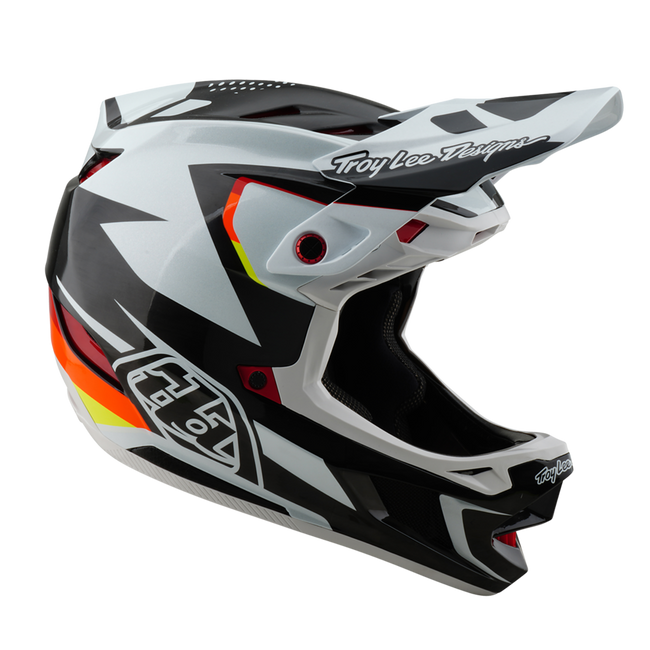 Troy Lee Designs D4 Carbon MIPS BMX Race Helmet-Optic Black - 7