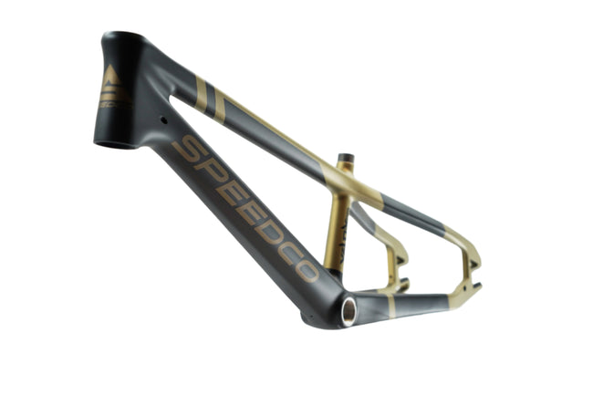 SpeedCo Velox Evo Carbon BMX Race Frame-Matte Gold - 4