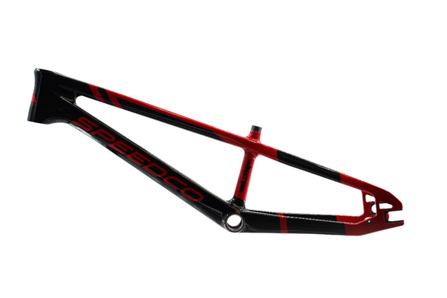 SpeedCo Velox Evo Carbon BMX Race Frame-Gloss Red - 3