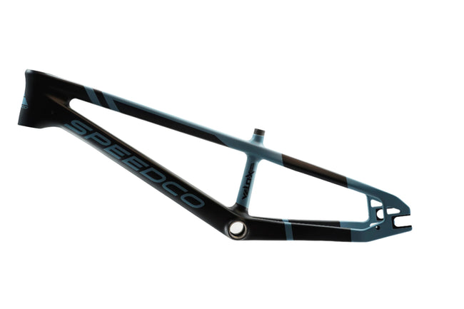 SpeedCo Velox Evo Carbon BMX Race Frame-Matte Blue - 3