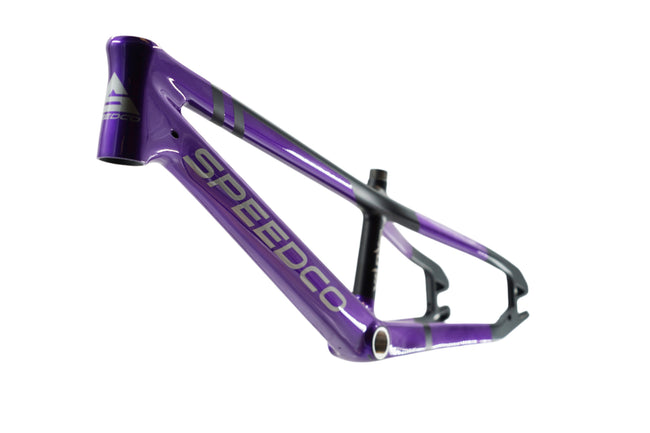 SpeedCo Velox Evo Carbon BMX Race Frame-Semi Gloss Purple - 4