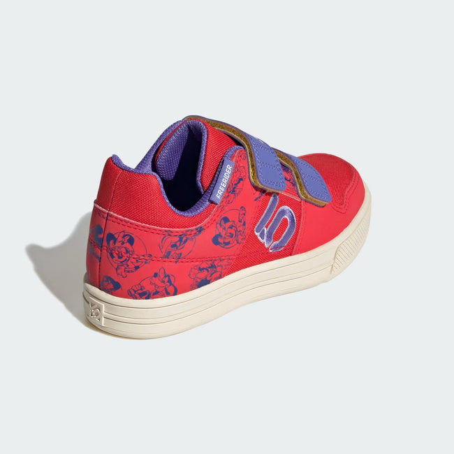 adidas Five Ten Disney Freerider Kids Flat Pedal Shoes-Pure Ruby/Violet Tone/Wonder White - 3