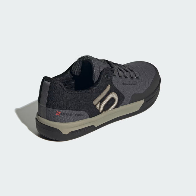 adidas Five Ten Freerider Pro Canvas Flat Shoes-Grey Six/Silver Pebble/Core Black - 3