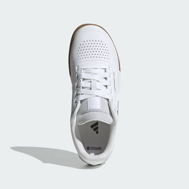 adidas Five Ten Freerider Pro Flat Pedal Shoes-FTW White/Core Black/Red - 6