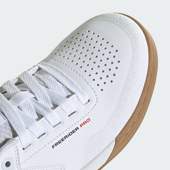 adidas Five Ten Freerider Pro Flat Pedal Shoes-FTW White/Core Black/Red - 8