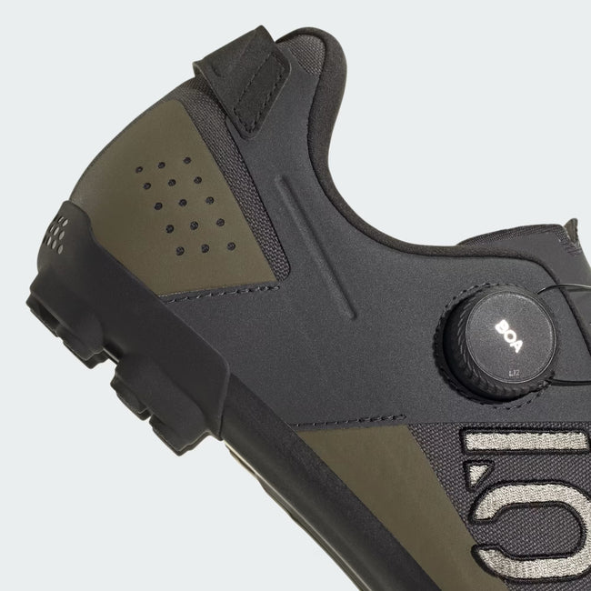 adidas Five Ten Kestrel Boa Clipless Shoes-Grey Six/Silver Pebble/Olive Strata - 9