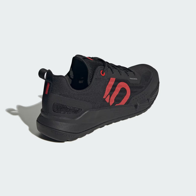 adidas Five Ten Trailcross LT Flat Shoes-Core Black/Pure Ruby/Grey Three - 3