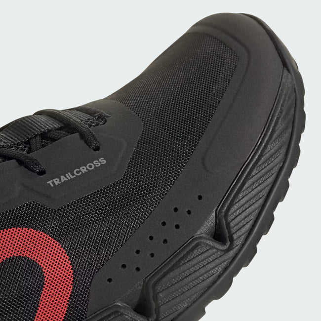 adidas Five Ten Trailcross LT Flat Shoes-Core Black/Pure Ruby/Grey Three - 8