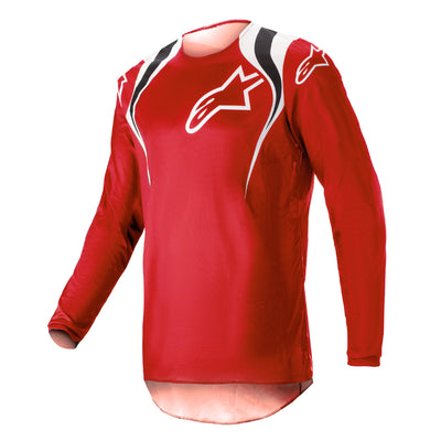 Alpinestars Fluid Narin BMX Race Jersey-Mars Red/White