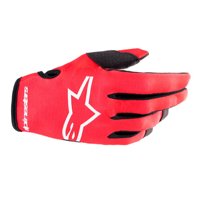 Alpinestars Youth And Kids Radar BMX Race Gloves-Mars Red/White