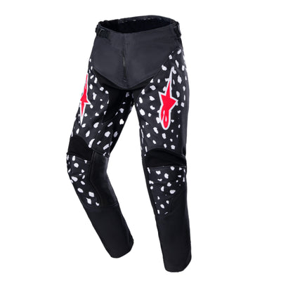 Alpinestars Youth Racer North BMX Race Pants-Black/Neon Red