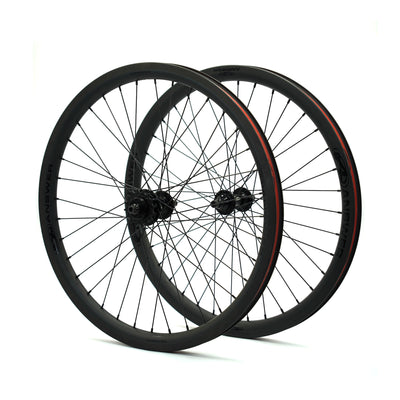 Answer Holeshot Pro Cruiser Carbon BMX Wheelset-36H-24x1.75"
