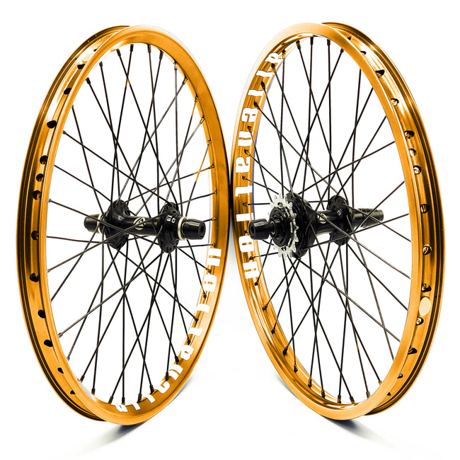 Black Ops MX3200 Hubs w/Mischief and Malice Rims Pro BMX Race Wheelset-20x1.75&quot; - 3