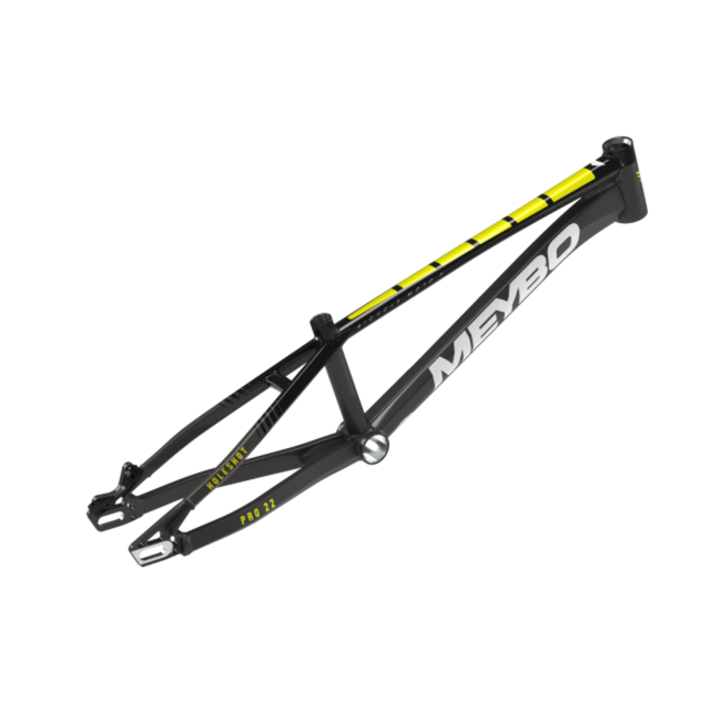 Meybo Holeshot Alloy BMX Race Frame-Grey/Black/Lime - 2