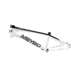Meybo Holeshot Alloy BMX Race Frame-White/Black/Grey