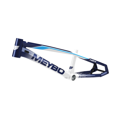 Meybo HSX Alloy BMX Race Frame-White/Navy/Blue