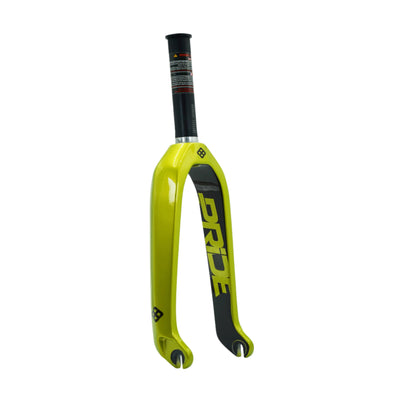 Pride Racing Apex Carbon BMX Fork-20"x1 1/8"-Lime
