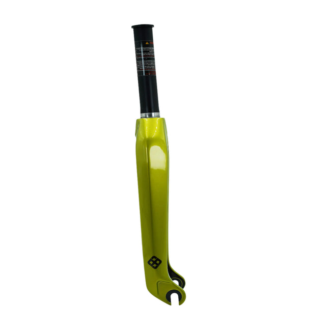 Pride Racing Apex Carbon BMX Fork-20&quot;x1 1/8&quot;-Lime - 2