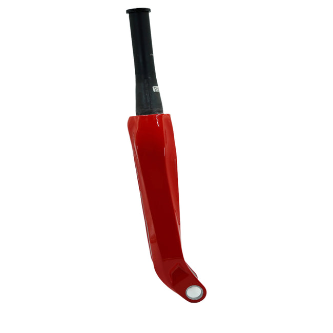 Pride Racing Apex Tapered Carbon BMX Fork-20&quot;x1 1/8-1.5&quot;-Racing Red - 2