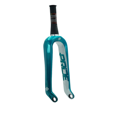 Pride Racing Apex Tapered Carbon BMX Fork-24"x1 1/8-1.5"-AM Blue