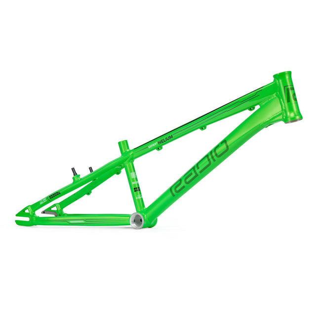 Radio Helium Alloy BMX Race Frame-Metallic Lime Green - 2
