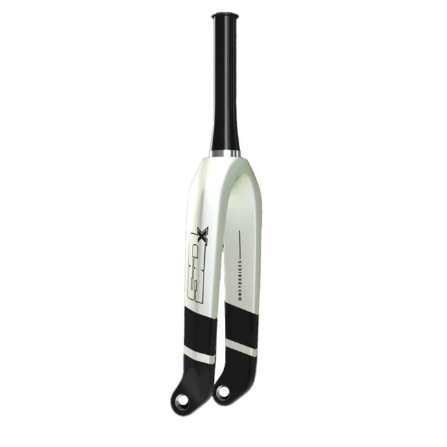 SD Pro Tapered Carbon BMX Fork V2-20&quot;-Black/Pearl White - 2