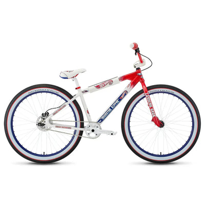 SE Bikes Hot Wheels Monster Ripper 29" BMX Freestyle Bike-Icy White