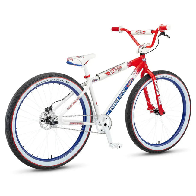 SE Bikes Hot Wheels Monster Ripper 29&quot; BMX Freestyle Bike-Icy White - 3