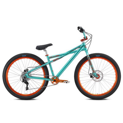 SE Bikes Killer Quad 27.5" BMX Freestyle Bike-Electric Aqua Green