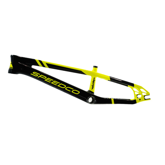 Speedco Velox Evo Carbon BMX Race Frame-Neon Yellow - 5
