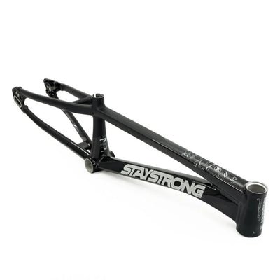 Stay Strong For Life V5 Disc Alloy BMX Race Frame-Black/Black