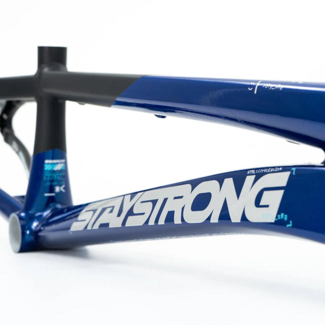 Stay Strong For Life V5 Disc Alloy BMX Race Frame-Navy/Black - 2